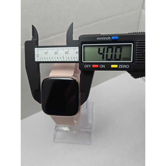 Fitbit Versa 2 Smartwatch Pink 40mm Alexa WR50M Always On Display No Charger - Picture 5 of 10